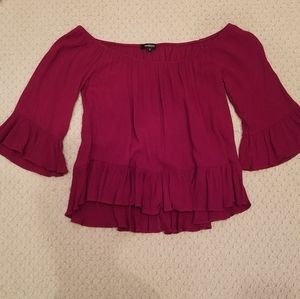 Off the shoulder top.